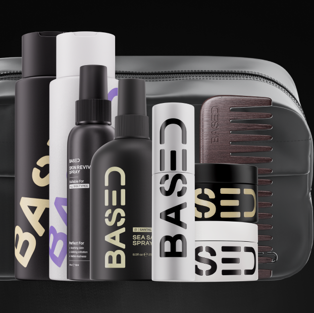 Shower + Styling Kit - Bathroom Shelf Daily Grooming Kit