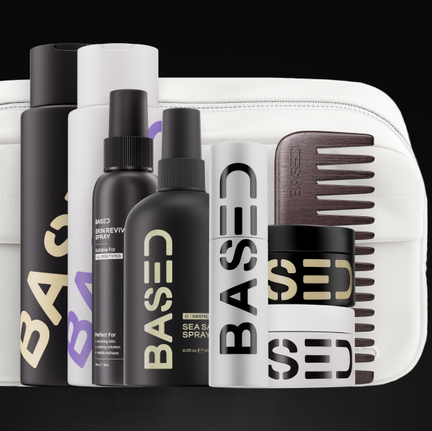 Shower + Styling Kit - Bathroom Shelf Daily Grooming Kit