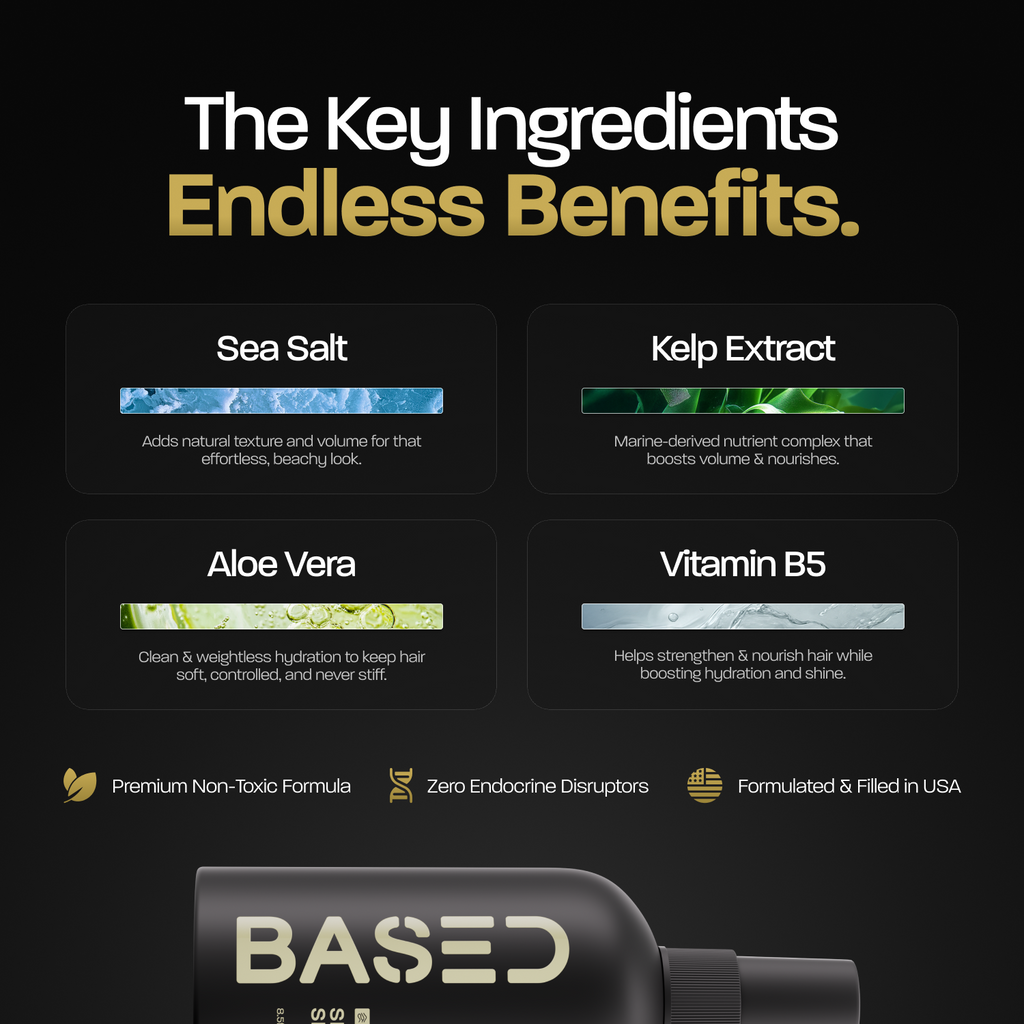 Sea Salt Spray - Easy Use Clean Routine Set